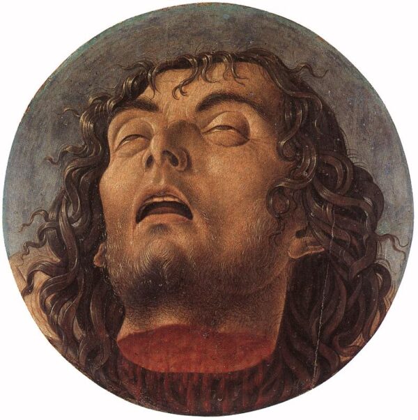 Head of Saint John the Baptist by Giovanni Bellini, hand-painted oil painting reproduction