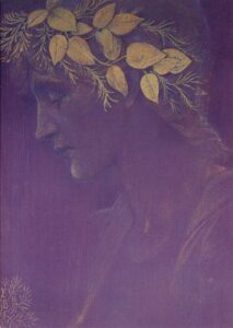Head of a Girl by Edward Burne-Jones, hand-painted oil painting reproduction