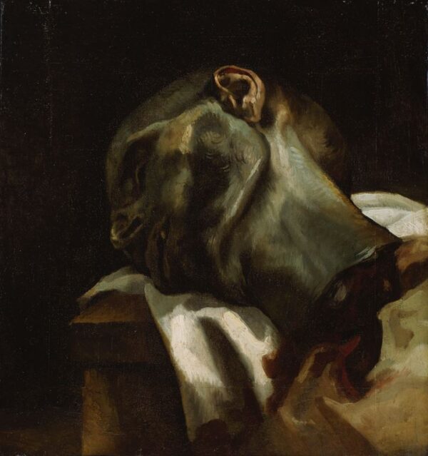 Head of a Guillotined Man by Théodore Géricault, hand-painted oil painting reproduction