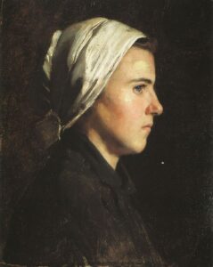 Head of a Woman by Cecilia Beaux, hand-painted oil painting reproduction