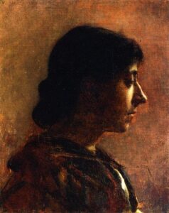 Head of a Woman b by Cecilia Beaux, hand-painted oil painting reproduction