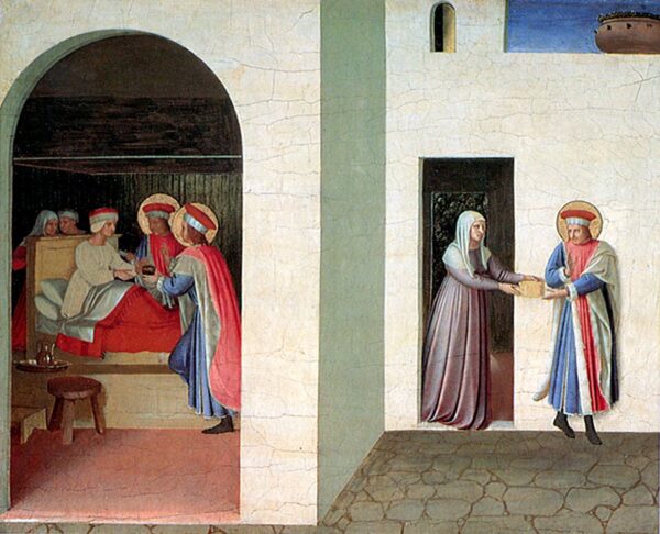 Healing of Palladia by Fra Angelico, hand-painted oil painting reproduction