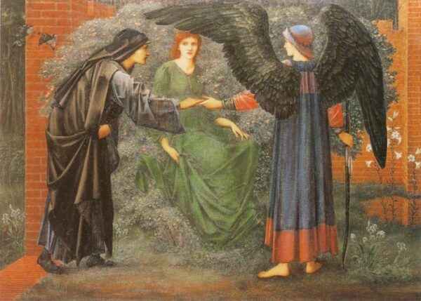Heart of the Rose by Edward Burne-Jones, hand-painted oil painting reproduction