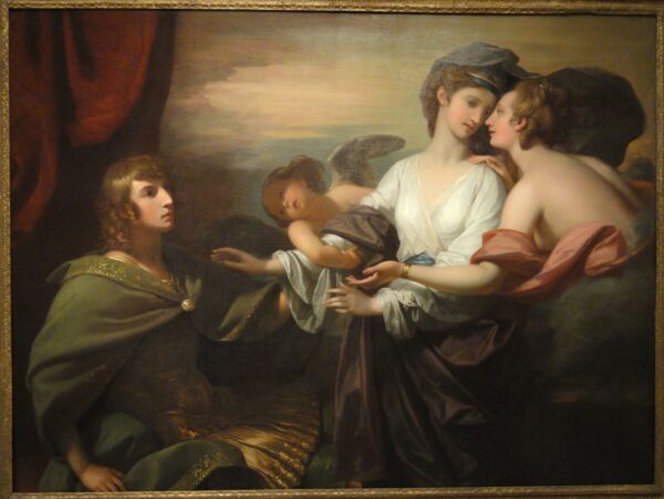 Helen Brought to Paris by Benjamin West, hand-painted oil painting reproduction