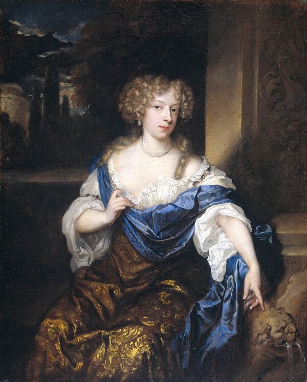 Helena Catharina de Witte by Caspar Netscher, hand-painted oil painting reproduction