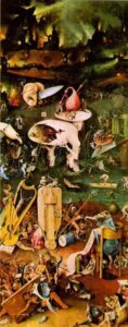 Hell by Hieronymus Bosch, hand-painted oil painting reproduction