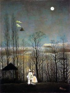 A Carnival Evening by Henri Rousseau, hand-painted oil painting reproduction