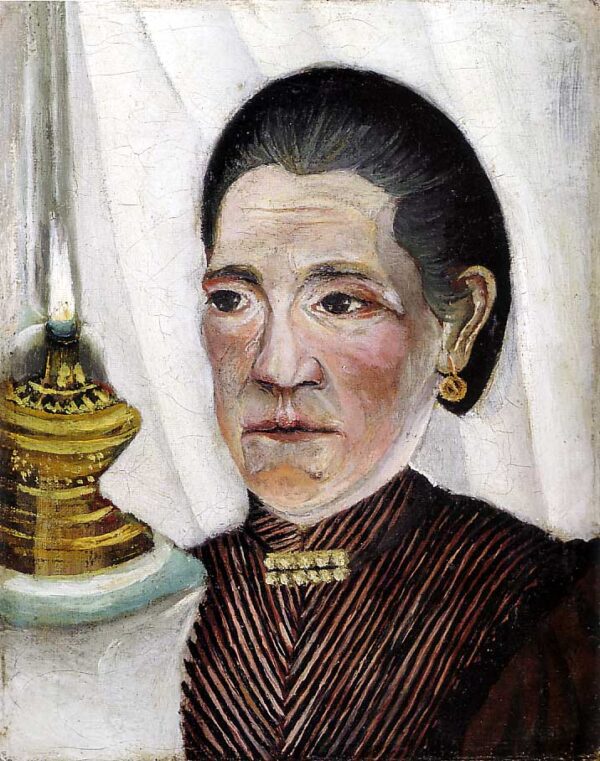 Portrait of artists second wife by Henri Rousseau, hand-painted oil painting reproduction