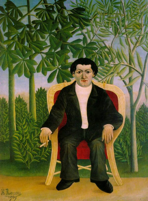 Portrait of Joseph Brummer by Henri Rousseau, hand-painted oil painting reproduction