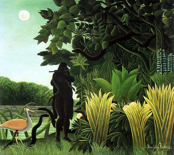 Snake Charmer by Henri Rousseau, hand-painted oil painting reproduction