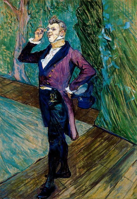 Henry Samary by Toulouse-Lautrec, hand-painted oil reproduction