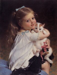 Her Best Friend by Émile Munier, hand-painted oil painting reproduction