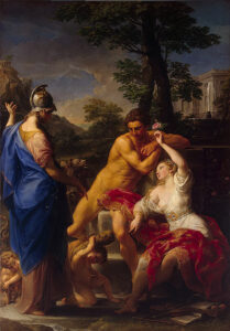 Hercules at the Crossroads by Pompeo Batoni, hand-painted oil painting reproduction