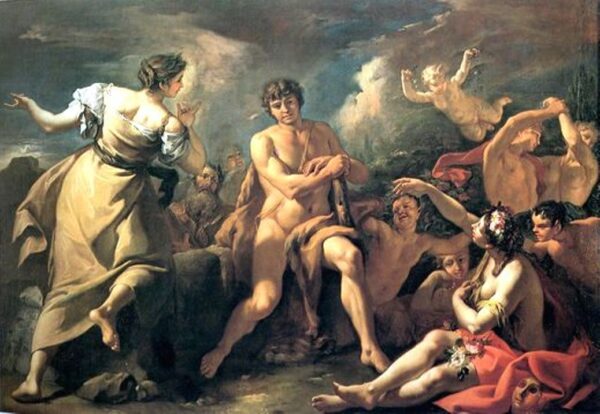 Hercules on the Crossroads by Sebastiano Ricci, hand-painted oil painting reproduction
