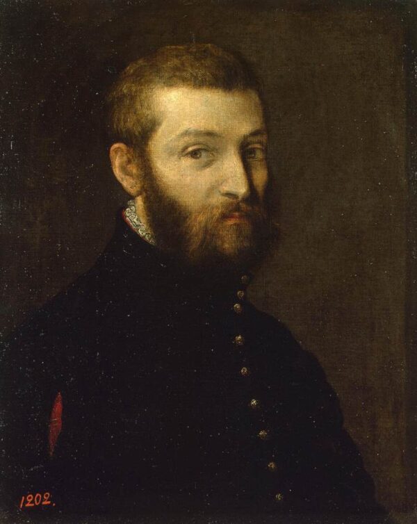 Hermitage – Self-Portrait by Paolo Veronese, hand-painted oil painting reproduction