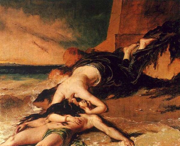 Hero and Leander by William Etty, hand-painted oil painting reproduction