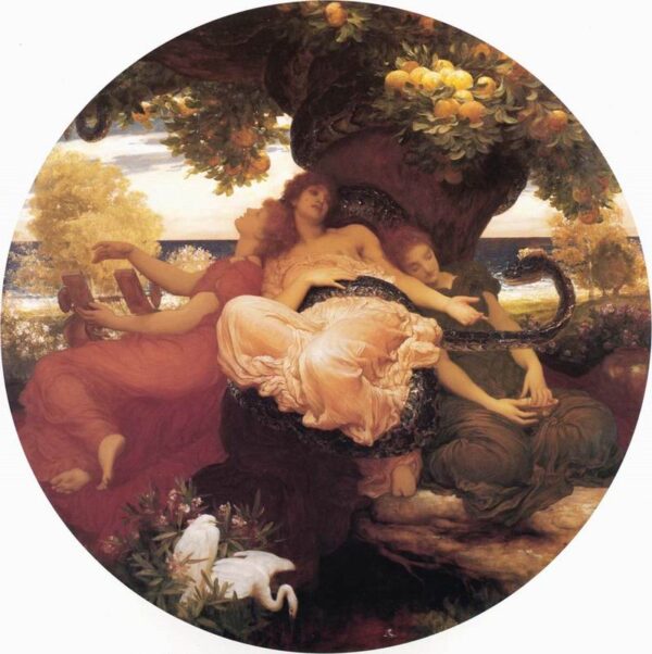 The Garden of the Hesperides by Lord Frederick Leighton, hand-painted oil painting reproduction