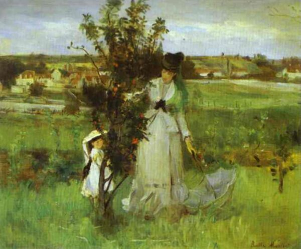 Hide and Seek by Berthe Morisot, hand-painted oil painting reproduction