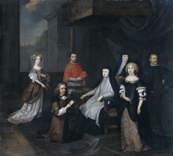 Hieronymus van Beverningk by Caspar Netscher, hand-painted oil painting reproduction
