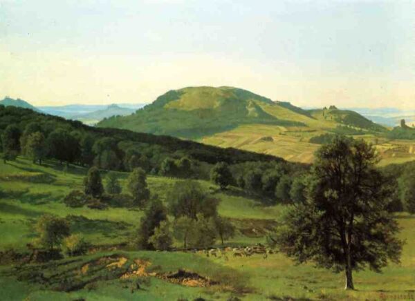 Hill and Dale by Albert Bierstadt, hand-painted oil painting reproduction