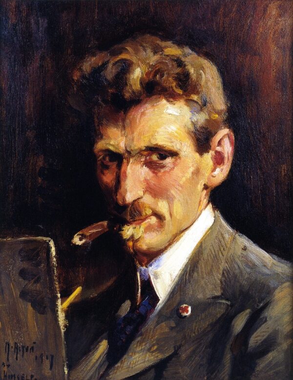 Himself by Mathias J Alten, hand-painted oil painting reproduction