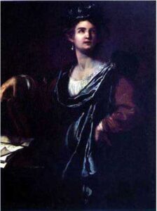 Clio, the Muse of History by Artemisia Gentileschi, hand-painted oil painting reproduction