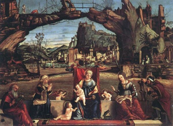 Holy Conversation by Vittore Carpaccio, hand-painted oil painting reproduction