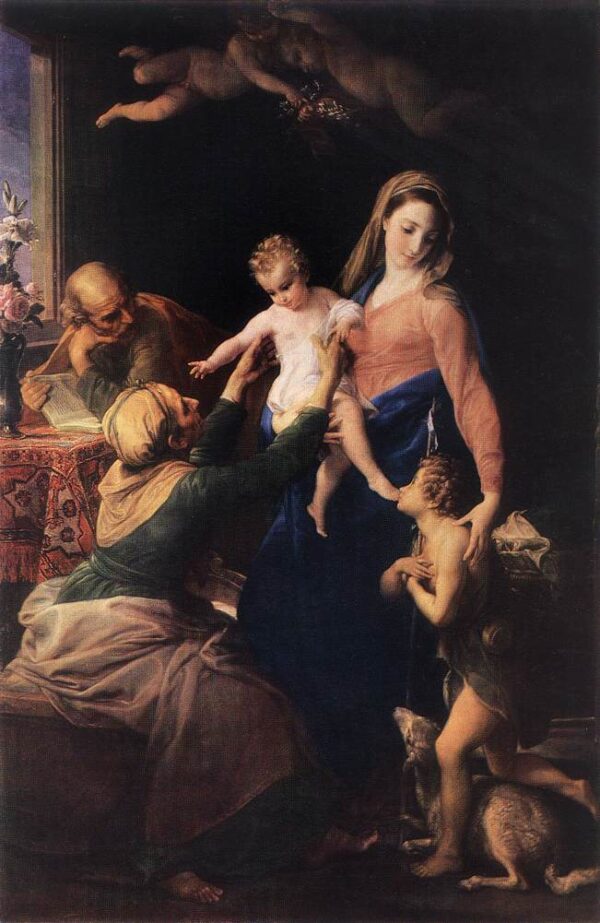 Holy Family by Pompeo Batoni, hand-painted oil painting reproduction