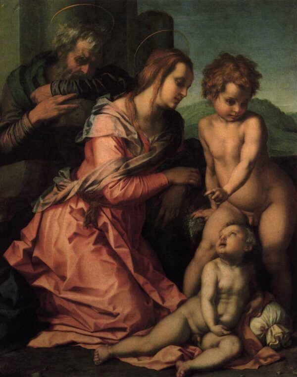 Holy Family by Andrea del Sarto, hand-painted oil painting reproduction