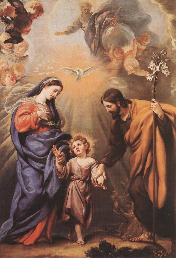 Holy Family by Claudio Coello, hand-painted oil painting reproduction