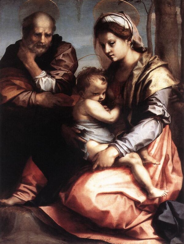 Holy Family (Barberini) by Andrea del Sarto, hand-painted oil painting reproduction