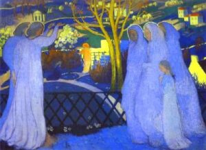 Holy Women Near the Tomb by Maurice Denis, hand-painted oil painting reproduction