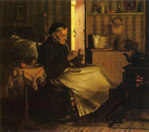 Home Comfort by John G Brown, hand-painted oil painting reproduction