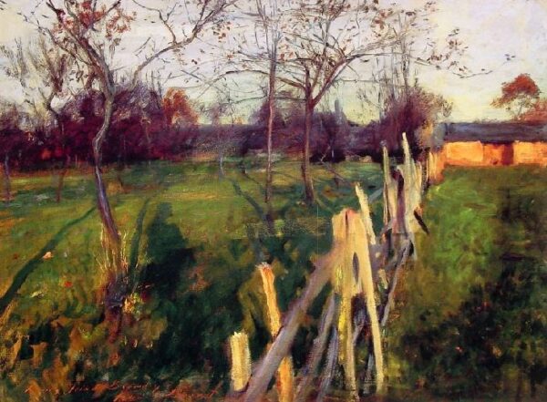 Home Fields by John Singer Sargent, hand-painted oil painting reproduction