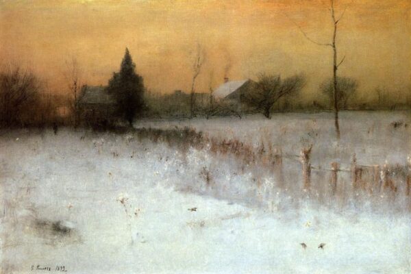 Home at Montclair by George Inness, hand-painted oil painting reproduction