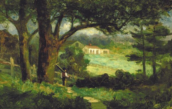 Homeward by Edward Mitchell Bannister, hand-painted oil painting reproduction