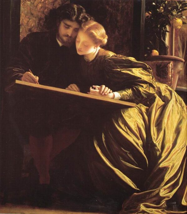 The Painters Honeymoon by Lord Frederick Leighton, hand-painted oil painting reproduction
