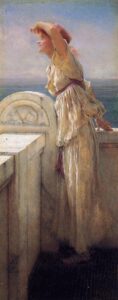 Hopeful by Lawrence Alma-Tadema, hand-painted oil painting reproduction