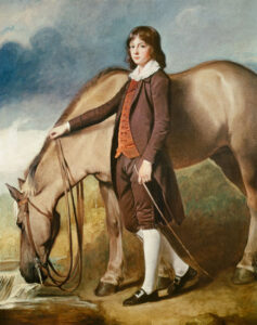 John Walter (or Wharton) Tempest, with a Horse by George Romney, hand-painted oil painting reproduction
