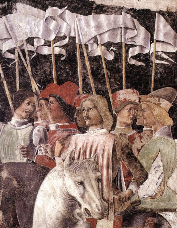 Horseman (detail) by Baldassare d'Este, hand-painted oil painting reproduction