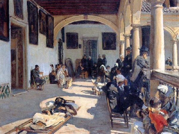 Hospital at Granada by John Singer Sargent, hand-painted oil reproduction