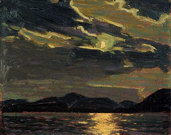 Hot Summer Moonlight by Tom Thomson, hand-painted oil painting reproduction