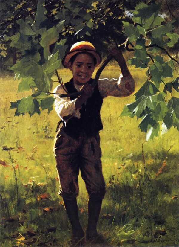 How d’ye by John G Brown, hand-painted oil painting reproduction
