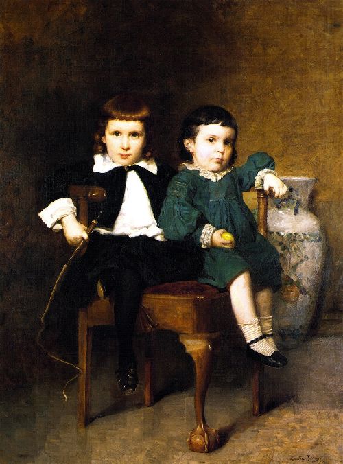 Howard and Mildred Colton by Cecilia Beaux, hand-painted oil reproduction