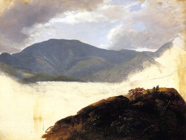 Hudson River Sketch by Asher B Durand, hand-painted oil painting reproduction