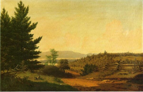 Hudson Valley Idyll by Sanford Robinson Gifford, hand-painted oil painting reproduction