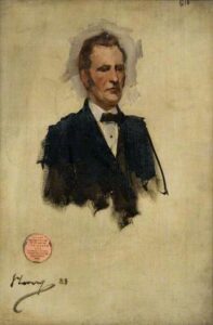 Hugh Brechin by John Lavery, hand-painted oil painting reproduction