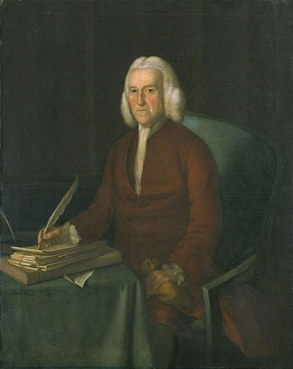Hugh Jones by Joseph Blackburn, hand-painted oil reproduction