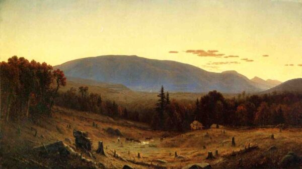 Hunter Mountain, Twilight by Sanford Robinson Gifford, hand-painted oil painting reproduction