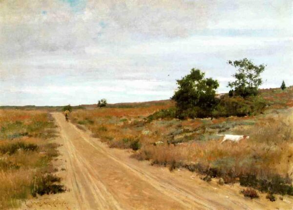 Hunting Game in Shinnecock Hills by William Merritt Chase, hand-painted oil painting reproduction